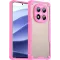 Phonesta Shockproof Armor Back Cover Hülle für Xiaomi Redmi Note 14 Pro 5G / Xiaomi Poco X7 - Rosa