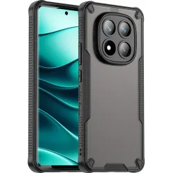 Phonesta Shockproof Armor Back Cover Hülle für Xiaomi Redmi Note 14 Pro Plus - Schwarz