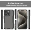 Phonesta Shockproof Armor Back Cover Hülle für Apple iPhone 15 Pro - Schwarz 2
