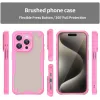 Phonesta Shockproof Armor Back Cover Hülle für Apple iPhone 15 Pro Max - Rosa 2