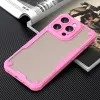 Phonesta Shockproof Armor Back Cover Hülle für Apple iPhone 15 Pro Max - Rosa 7