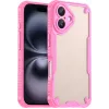 Phonesta Shockproof Armor Back Cover Hülle für Apple iPhone 16 - Rosa