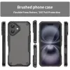 Phonesta Shockproof Armor Back Cover Hülle für Apple iPhone 16 - Schwarz 2