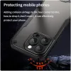 Phonesta Shockproof Armor Back Cover Hülle für Apple iPhone 16 Pro - Schwarz 4