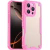 Phonesta Shockproof Armor Back Cover Hülle für Apple iPhone 16 Pro Max - Rosa