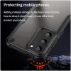 Phonesta Shockproof Armor Back Cover Hülle für Samsung Galaxy S23 - Schwarz 4