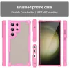 Phonesta Shockproof Armor Back Cover Hülle für Samsung Galaxy S23 Ultra - Rosa 2