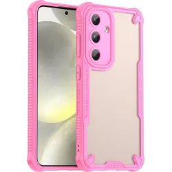Phonesta Shockproof Armor Back Cover Hülle für Samsung Galaxy S25/S24 - Rosa