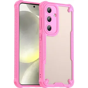Phonesta Shockproof Armor Back Cover Hülle für Samsung Galaxy S25/S24 - Rosa
