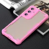 Phonesta Shockproof Armor Back Cover Hülle für Samsung Galaxy S25/S24 - Rosa 7