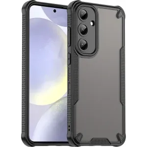 Phonesta Shockproof Armor Back Cover Hülle für Samsung Galaxy S25 Plus/S24 Plus - Schwarz