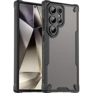 Phonesta Shockproof Armor Back Cover Hülle für Samsung Galaxy S24 Ultra - Schwarz