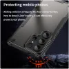 Phonesta Shockproof Armor Back Cover Hülle für Samsung Galaxy S24 Ultra - Schwarz 4