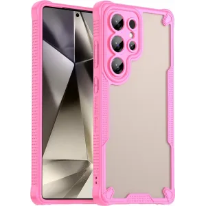 Phonesta Shockproof Armor Back Cover Hülle für Samsung Galaxy S25 Ultra - Rosa