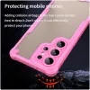 Phonesta Shockproof Armor Back Cover Hülle für Samsung Galaxy S25 Ultra - Rosa 4