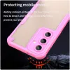 Phonesta Shockproof Armor Back Cover Hülle für Samsung Galaxy S24 FE - Rosa 4