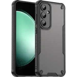 Phonesta Shockproof Armor Back Cover Hülle für Samsung Galaxy S24 FE - Schwarz