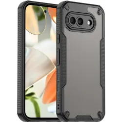 Phonesta Shockproof Armor Back Cover Hülle für Google Pixel 9a - Schwarz