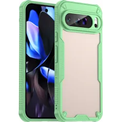 Phonesta Shockproof Armor Back Cover Hülle für Google Pixel 9 Pro XL - Grün