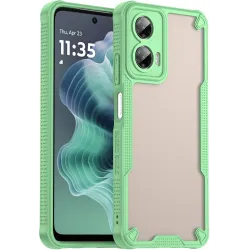 Phonesta Shockproof Armor Back Cover Hülle für Motorola Moto G35 - Grün