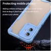Phonesta Shockproof Armor Back Cover Hülle für Motorola Moto G55 - Blau 4