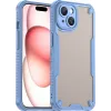 Phonesta Shockproof Armor Back Cover Hülle für Apple iPhone 15 - Blau