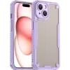 Phonesta Shockproof Armor Back Cover Hülle für Apple iPhone 15 - Lila