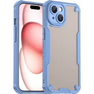 Phonesta Shockproof Armor Back Cover Hülle für Apple iPhone 15 Plus - Blau