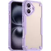 Phonesta Shockproof Armor Back Cover Hülle für Apple iPhone 16 - Lila