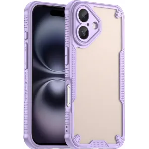 Phonesta Shockproof Armor Back Cover Hülle für Apple iPhone 16 - Lila
