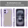 Phonesta Shockproof Armor Back Cover Hülle für Apple iPhone 16 Plus - Lila 2