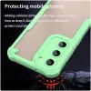 Phonesta Shockproof Armor Back Cover Hülle für Samsung Galaxy S23 - Grün 4
