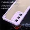 Phonesta Shockproof Armor Back Cover Hülle für Samsung Galaxy S23 - Lila 4