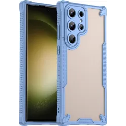 Phonesta Shockproof Armor Back Cover Hülle für Samsung Galaxy S23 Ultra - Blau