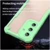Phonesta Shockproof Armor Back Cover Hülle für Samsung Galaxy S25/S24 - Grün 4