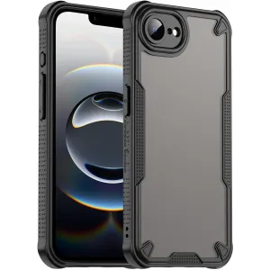 Phonesta Shockproof Armor Back Cover Hülle für Apple iPhone 17e/16e - Schwarz