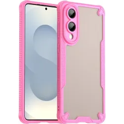 Phonesta Shockproof Armor Back Cover Hülle für Samsung Galaxy S25 Edge - Rosa