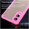Phonesta Shockproof Armor Back Cover Hülle für Samsung Galaxy S25 Edge - Rosa 4