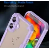 Phonesta Shockproof Armor Back Cover Hülle für Apple iPhone 17 - Lila 10