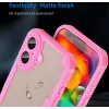 Phonesta Shockproof Armor Back Cover Hülle für Apple iPhone 17 - Rosa 10