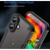 Phonesta Shockproof Armor Back Cover Hülle für Apple iPhone 17 - Schwarz 10