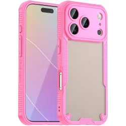 Phonesta Shockproof Armor Back Cover Hülle für Apple iPhone 17 Pro - Rosa