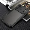 Phonesta Shockproof Armor Back Cover Hülle für Apple iPhone 17 Pro - Schwarz 2