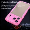 Phonesta Shockproof Armor Back Cover Hülle für Apple iPhone 17 Pro Max - Rosa 4