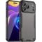 Phonesta Shockproof Armor Back Cover Hülle für Apple iPhone 17 Pro Max - Schwarz