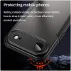Phonesta Shockproof Armor Back Cover Hülle für Apple iPhone Air - Schwarz 6