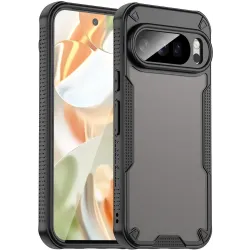 Phonesta Shockproof Armor Back Cover Hülle für Google Pixel 10 Pro - Schwarz