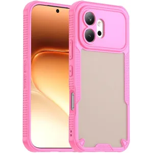 Phonesta Shockproof Armor Back Cover Hülle für HONOR 600 - Rosa
