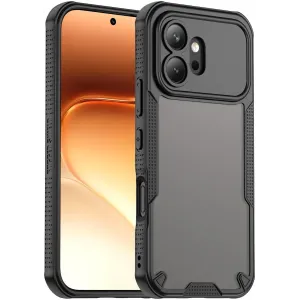 Phonesta Shockproof Armor Back Cover Hülle für HONOR 600 - Schwarz