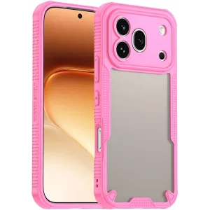 Phonesta Shockproof Armor Back Cover Hülle für HONOR 600 Pro - Rosa